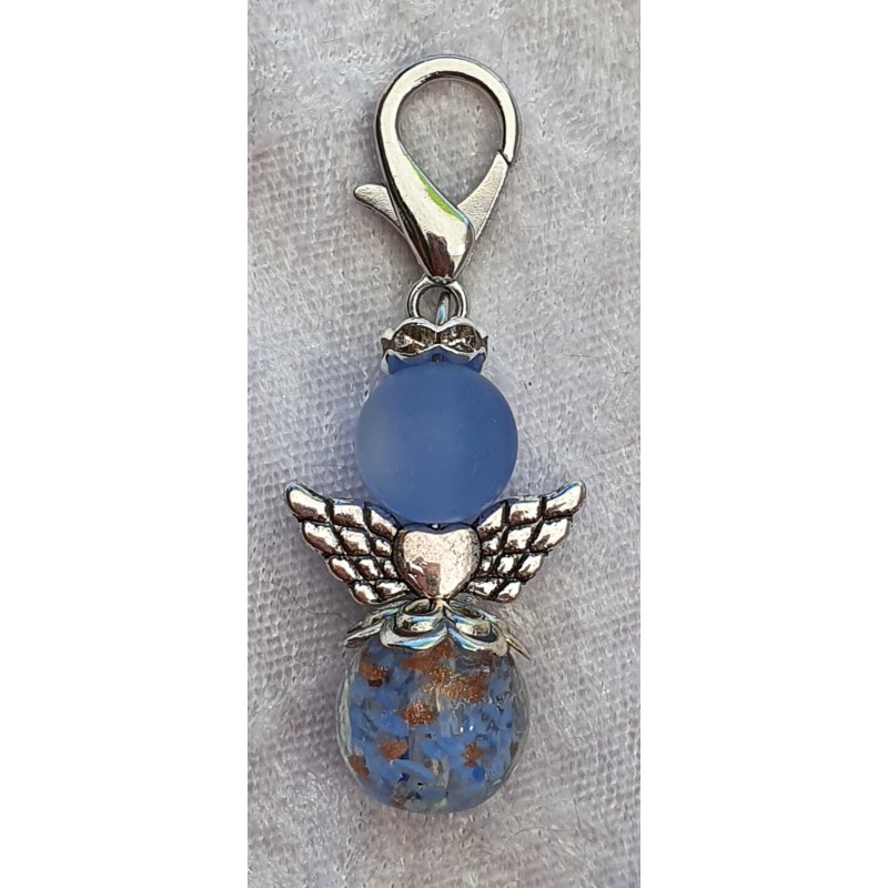 Glas Engeli hellblau
