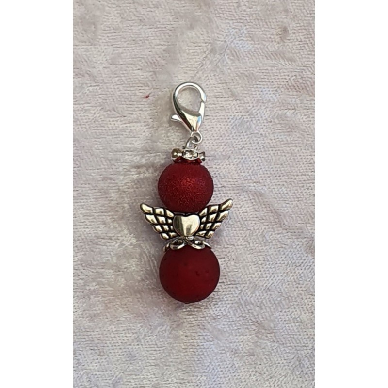Polarisperlen Engel bordeaux