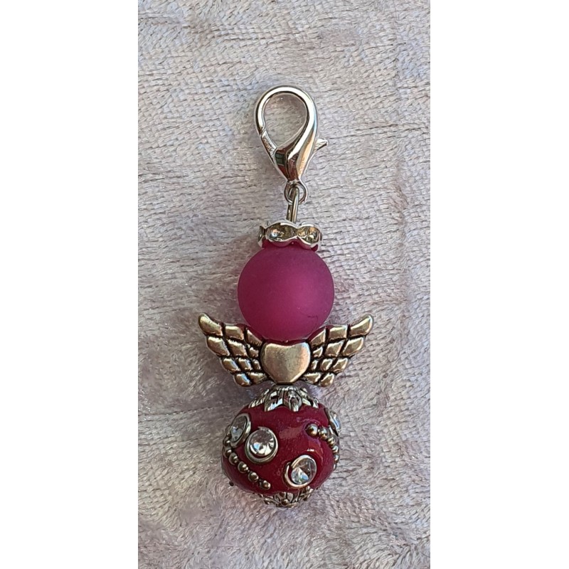 Kashmiriperlen Engel pink
