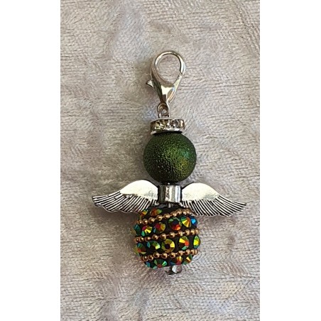 Kashmiriperlen Engel olive