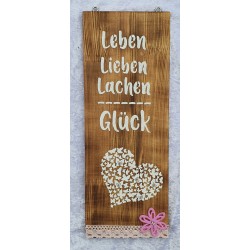 Schild Glück