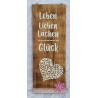 Schild Glück
