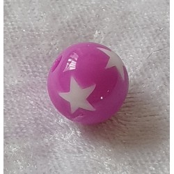 Kunststoffperlen Sterne violette