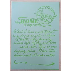 Schablone Home