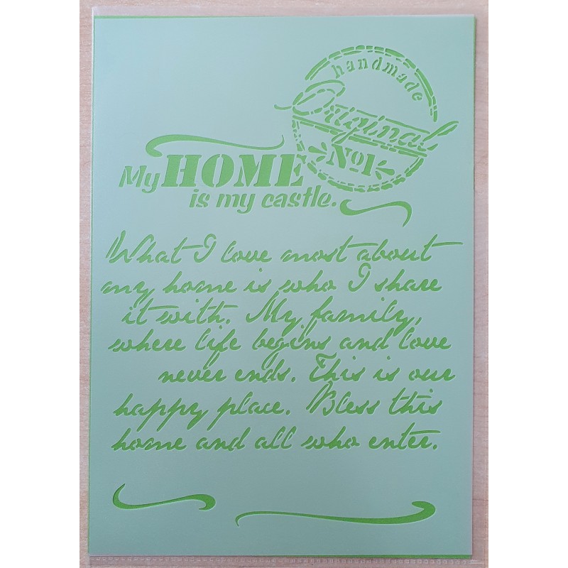 Schablone Home