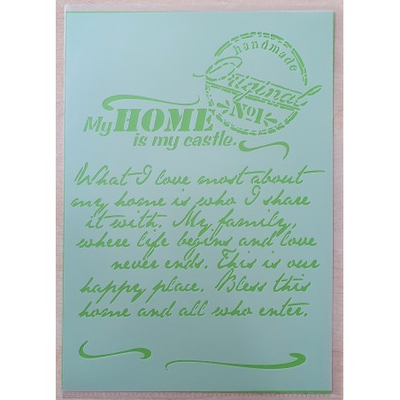 Schablone Home