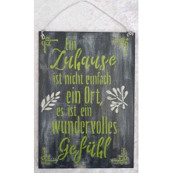 Schild Ein Zuhause...