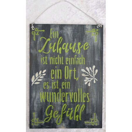 Schild Ein Zuhause...