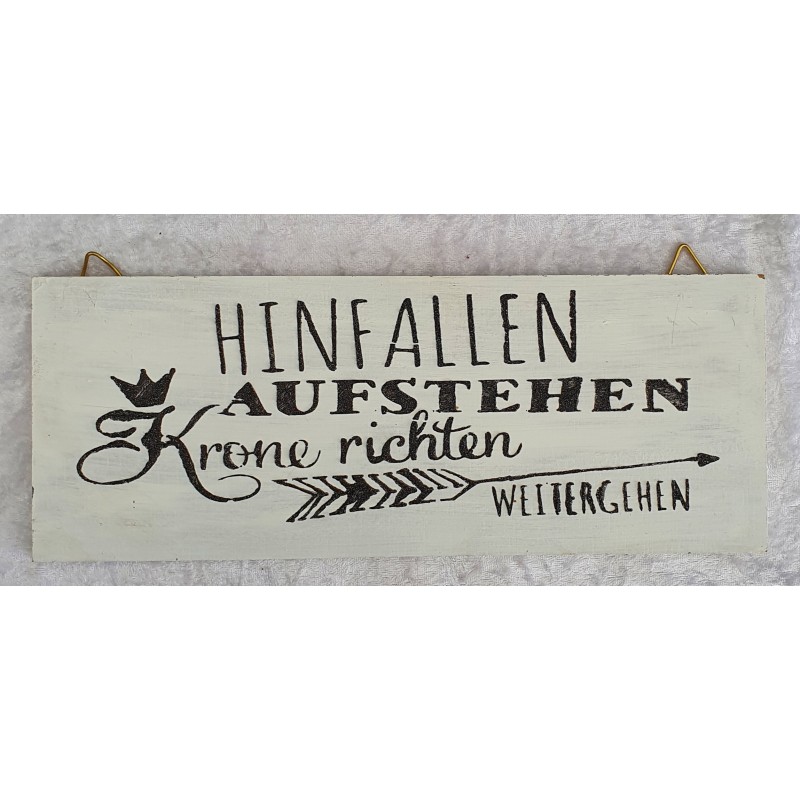 Schild Hinfallen.....