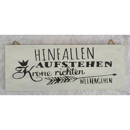 Schild Hinfallen.....