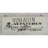 Schild Hinfallen.....