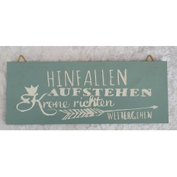 Schild Hinfallen.....