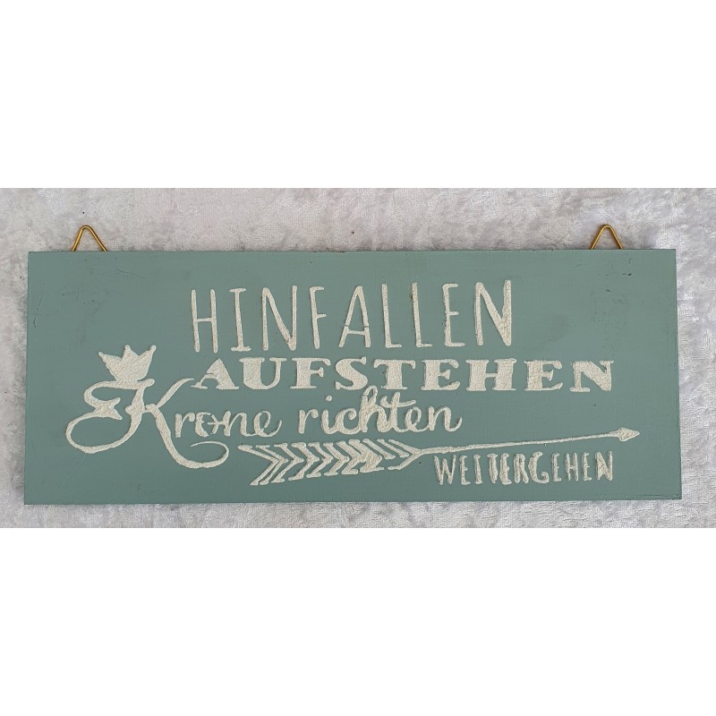 Schild Hinfallen.....