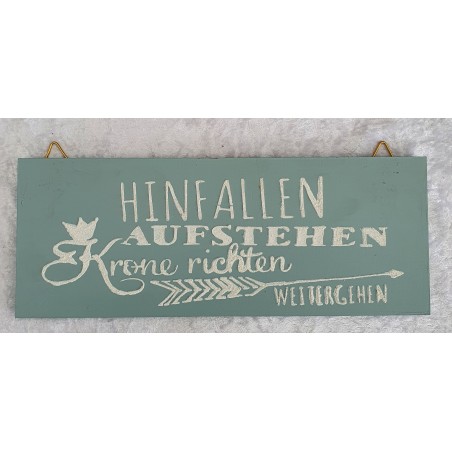 Schild Hinfallen.....