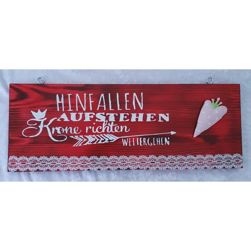 Schild Hinfallen.....