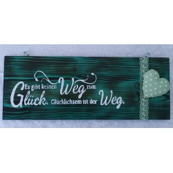 Schild Der Weg....