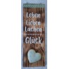 Schild Leben, Lieben....