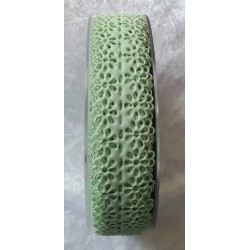 Dekoband Blumen mint
