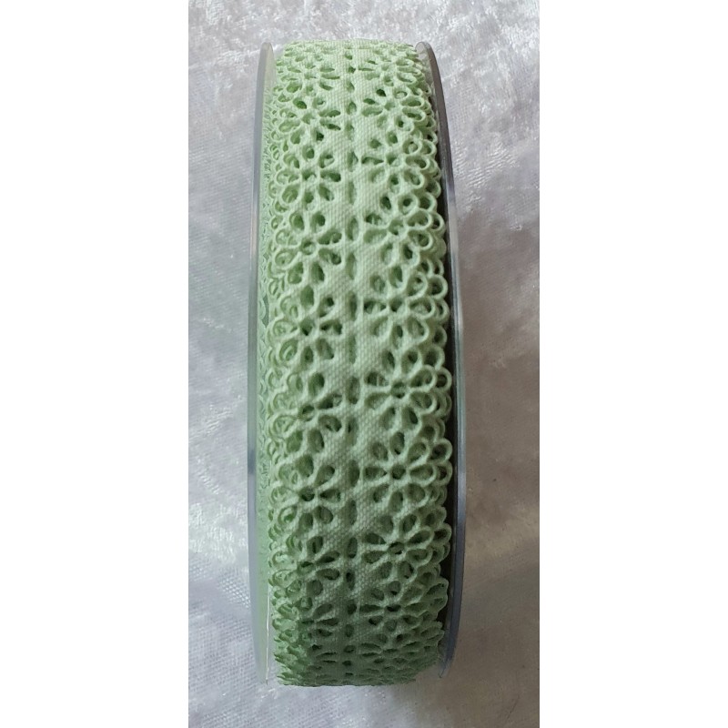 Dekoband Blumen mint