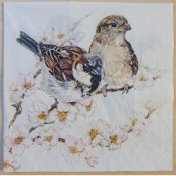 Serviette Spatzen