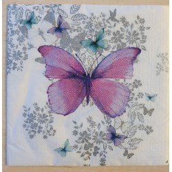 Serviette Schmetterling
