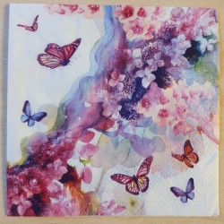 Serviette Schmetterlinge