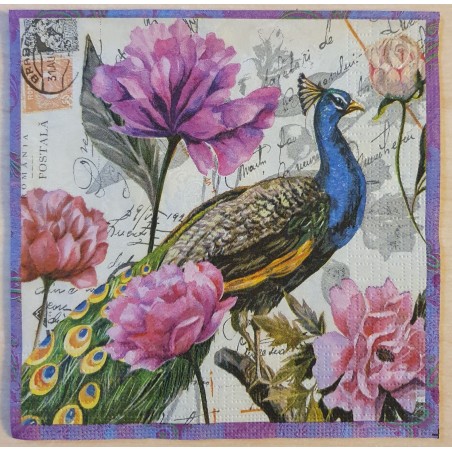 Serviette Pfau