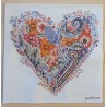 Serviette Herz