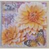 Serviette Dahlien