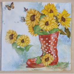 Serviette Sonnenblumen