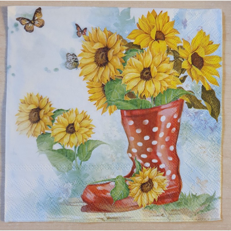 Serviette Sonnenblumen