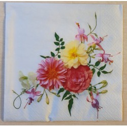 Serviette Blumen