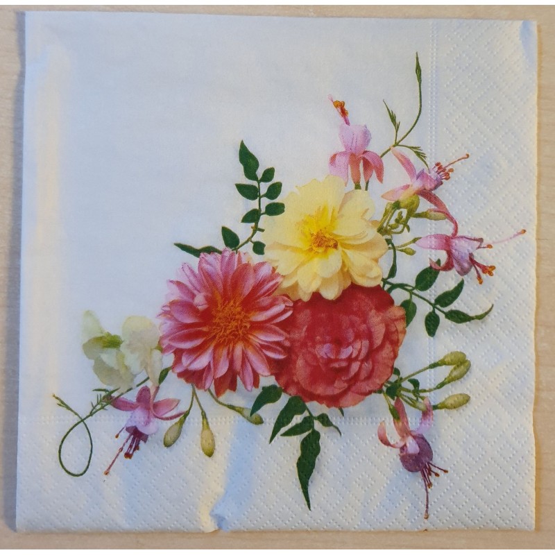 Serviette Blumen