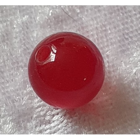 Kunststoffperlen glänzend rot