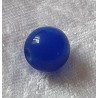 Kunststoffperlen glänzend blau