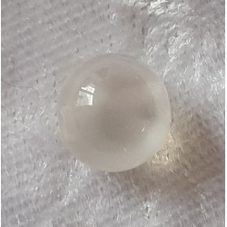 Kunststoffperlen glänzend weiss