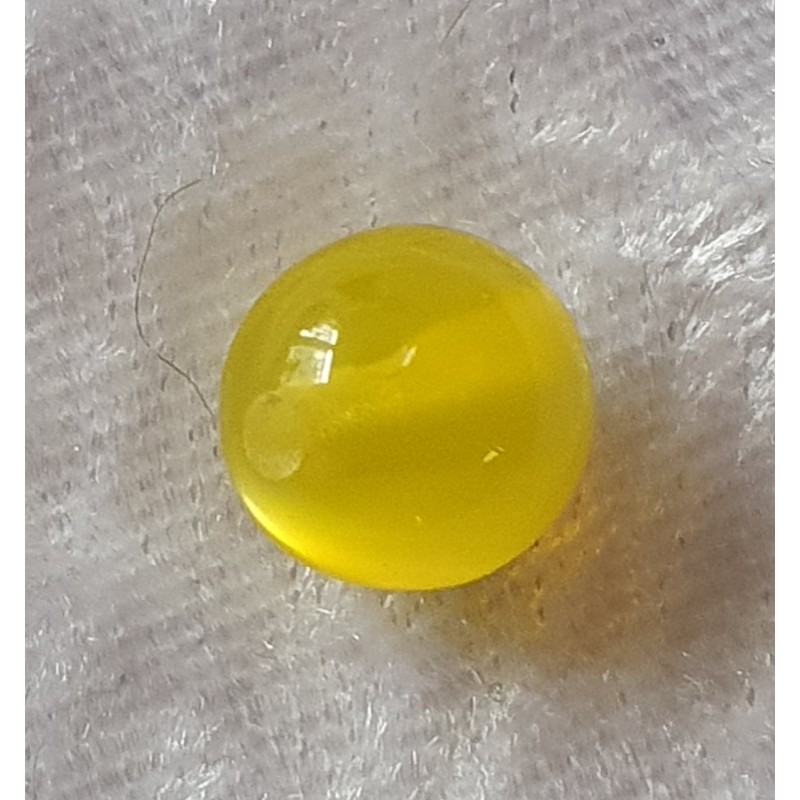 Kunststoffperlen glänzend gelb