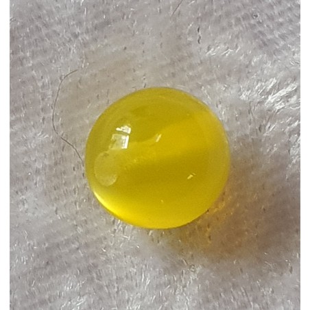 Kunststoffperlen glänzend gelb
