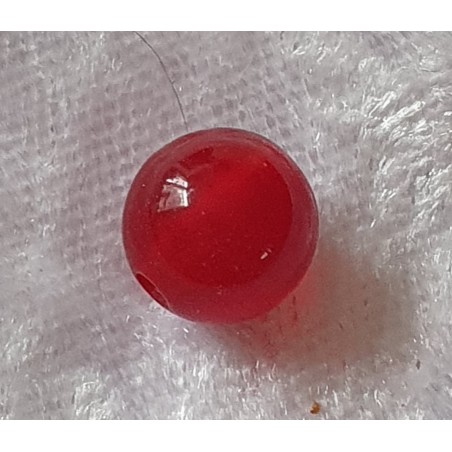 Kunststoffperlen glänzend rot