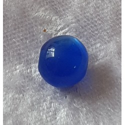 Kunststoffperlen glänzend blau