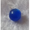 Kunststoffperlen glänzend blau