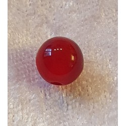 Kunststoffperlen glänzend rot