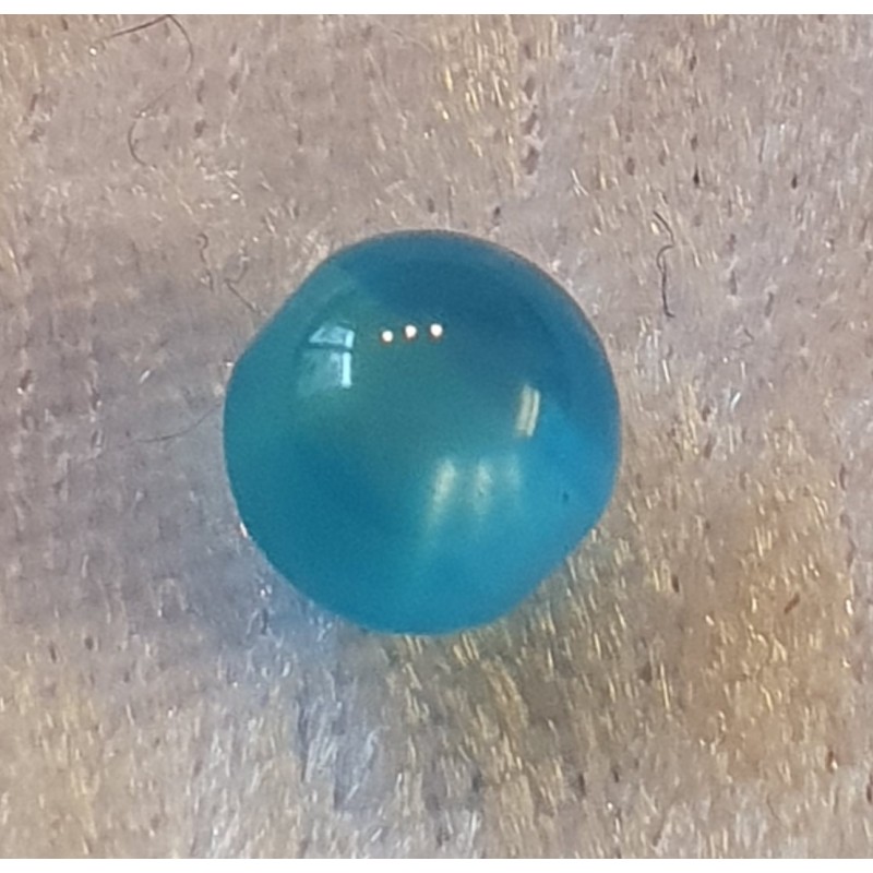 Kunststoffperlen glänzend türkis