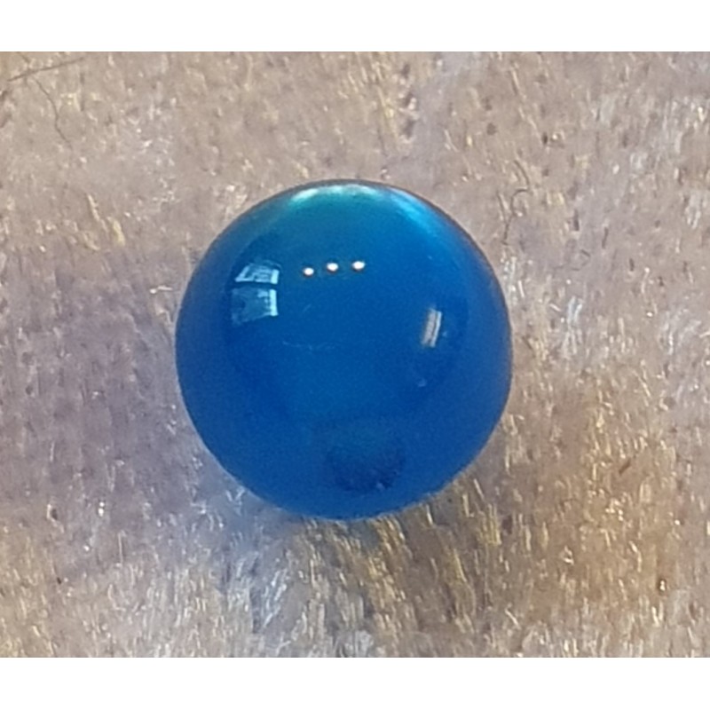 Kunststoffperlen glänzend blau