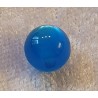Kunststoffperlen glänzend blau