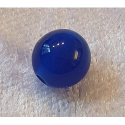 Kunststoffperlen glänzend dunkelblau