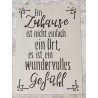 Schild Ein Zuhause...