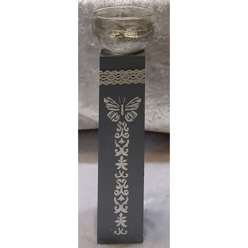 Teelicht mit Glas