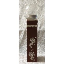 Teelicht mit Glas