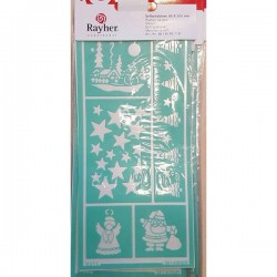 Schablone Selbstklebend Winter